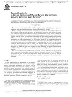 ASTM D4378-20 ASTM D4378-20