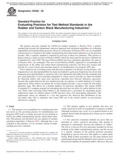 ASTM D4483-20 ASTM D4483-20