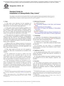 ASTM D6102-20 ASTM D6102-20