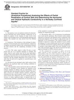 ASTM D5473/D5473M-20 ASTM D5473/D5473M-20