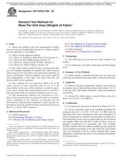 ASTM D3776/D3776M-20