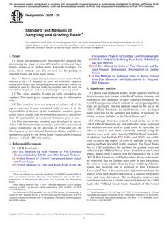 ASTM D509-20 ASTM D509-20