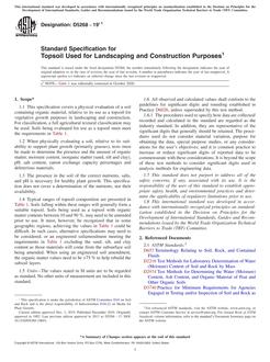 ASTM D5268-19e1 ASTM D5268-19e1