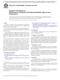 ASTM D3889/D3889M-96(2020)