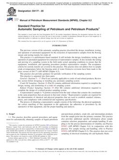 ASTM D4177-20 ASTM D4177-20