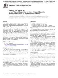 ASTM C1300-95(2020) ASTM C1300-95(2020)