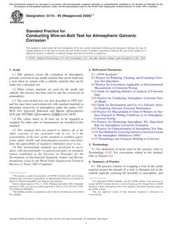 ASTM G116-99(2020)e1 ASTM G116-99(2020)e1