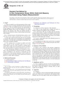 ASTM C1196-20 ASTM C1196-20