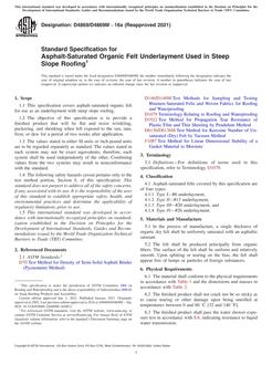 ASTM D4869/D4869M-16a(2021)