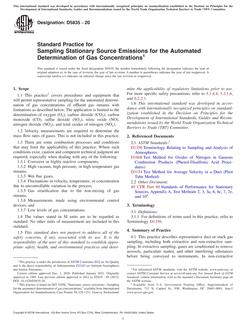 ASTM D5835-20 ASTM D5835-20