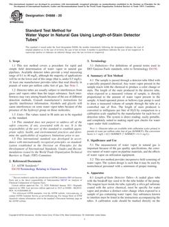 ASTM D4888-20 ASTM D4888-20