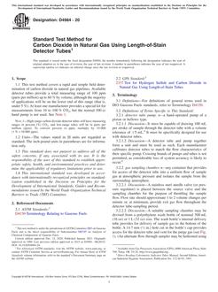 ASTM D4984-20 ASTM D4984-20