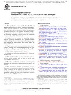 ASTM F1554-20 ASTM F1554-20