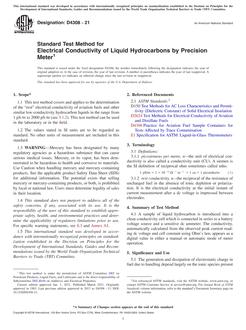 ASTM D4308-21 ASTM D4308-21