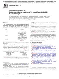 ASTM A307-21 ASTM A307-21