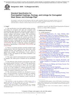 ASTM A849-15(2021) ASTM A849-15(2021)