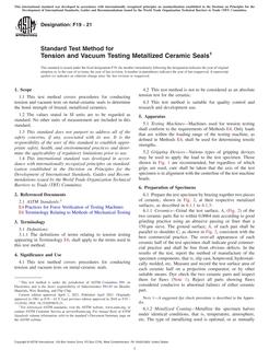 ASTM F19-21 ASTM F19-21