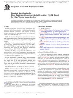 ASTM A447/A447M-11(2021)