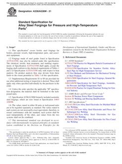 ASTM A336/A336M-21 ASTM A336/A336M-21