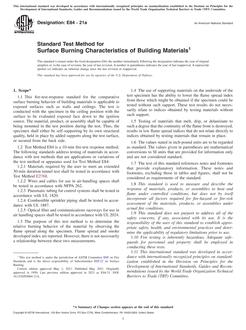 ASTM E84-21a