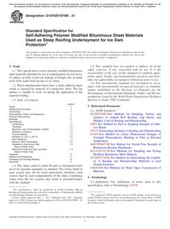 ASTM D1970/D1970M-21