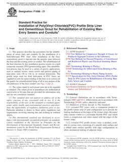 ASTM F1698-21 ASTM F1698-21
