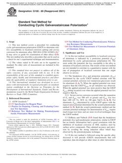 ASTM G100-89(2021) ASTM G100-89(2021)