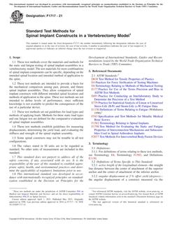 ASTM F1717-21 ASTM F1717-21