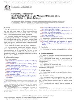 ASTM A356/A356M-21 ASTM A356/A356M-21