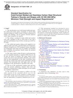 ASTM A1110/A1110M-21