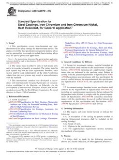 ASTM A297/A297M-21a ASTM A297/A297M-21a