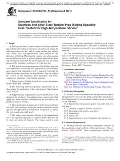 ASTM A437/A437M-15(2021)