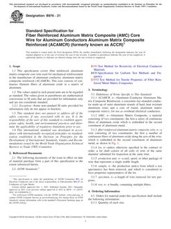 ASTM B976-21 ASTM B976-21