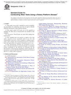 ASTM G195-21 ASTM G195-21