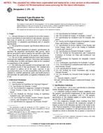 ASTM C270-01 ASTM C270-01