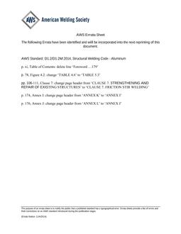 AWS D1.2/D1.2M:2014 AWS D1.2/D1.2M:2014