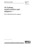 BS 1363-3:1989 BS 1363-3:1989