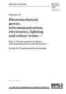 BS 4727-1:GROUP 01:1983