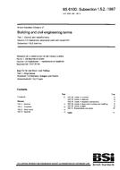 BS 6100-1.5.2:1987 BS 6100-1.5.2:1987