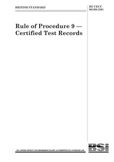 BS CECC 00109:1991