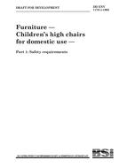 BS DD ENV 1178-1:1995 BS DD ENV 1178-1:1995