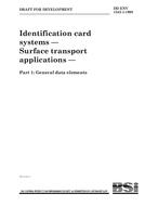 BS DD ENV 1545-1:1998 BS DD ENV 1545-1:1998