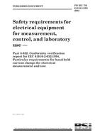 BS PD IEC TR 61010-3-032:2002