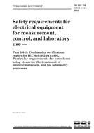 BS PD IEC TR 61010-3-041:2002