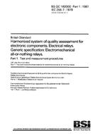 BS QC 160000-1:1987 BS QC 160000-1:1987