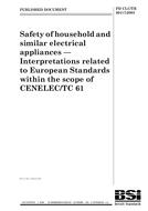 BS PD CLC/TR 50417:2003 BS PD CLC/TR 50417:2003