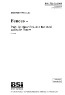 BS 1722-12:2006 BS 1722-12:2006