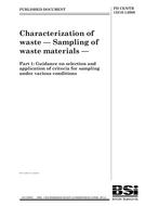 BS PD CEN/TR 15310-1:2006