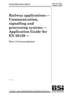 BS PD CLC/TR 50506-1:2007