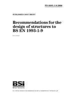BS PD 6695-1-9:2008 BS PD 6695-1-9:2008